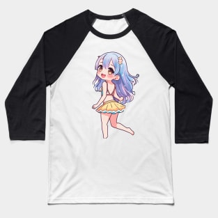 Cute anime girl in bikini Baseball T-Shirt